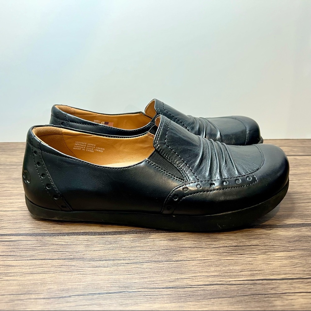 Stylish Black Leather Women's Shoes